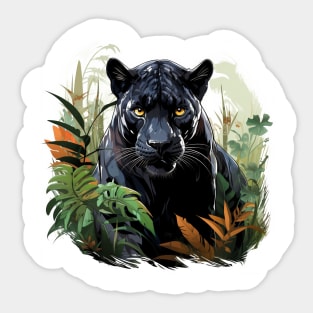 Jungle Panther Sticker